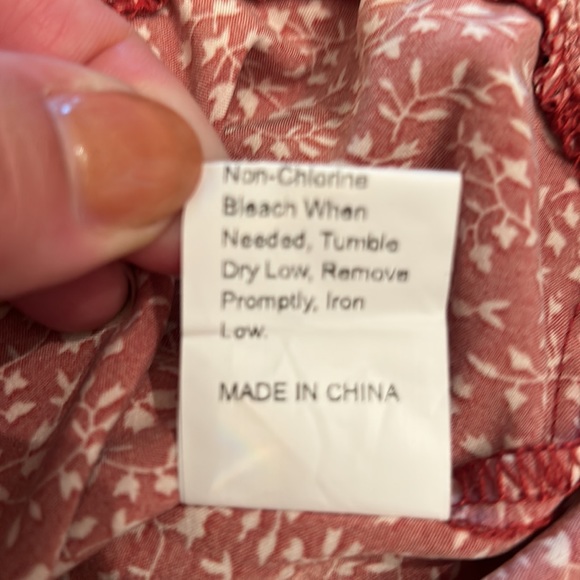 SHEIN Open Back Tie Back Ruffle Flutter Sleeve Ditsy Floral Dress, Sz.Small NWOT - Picture 10 of 12